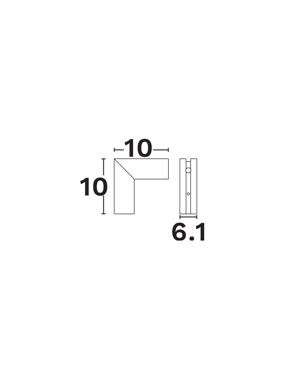 Buxton Magnetic B-Vertical 90deg connector-L100 [2]