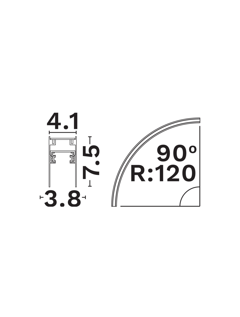 Buxton Magnetic-Curve Track 72o R 115 [2]
