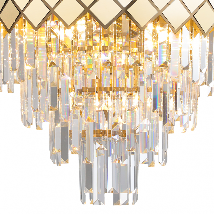 Candelabru modern Carisma - finisaj gold MILAGRO 8891 (semiplafon) [2]