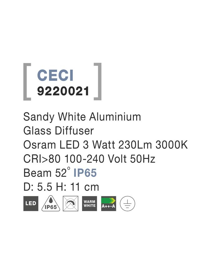 CECI aplica exterioara LED 9220021 [3]