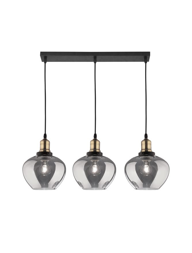 CEDRO suspensie SP3 - 8436405 - Smoky Glass Bronze & Black Metal [2]