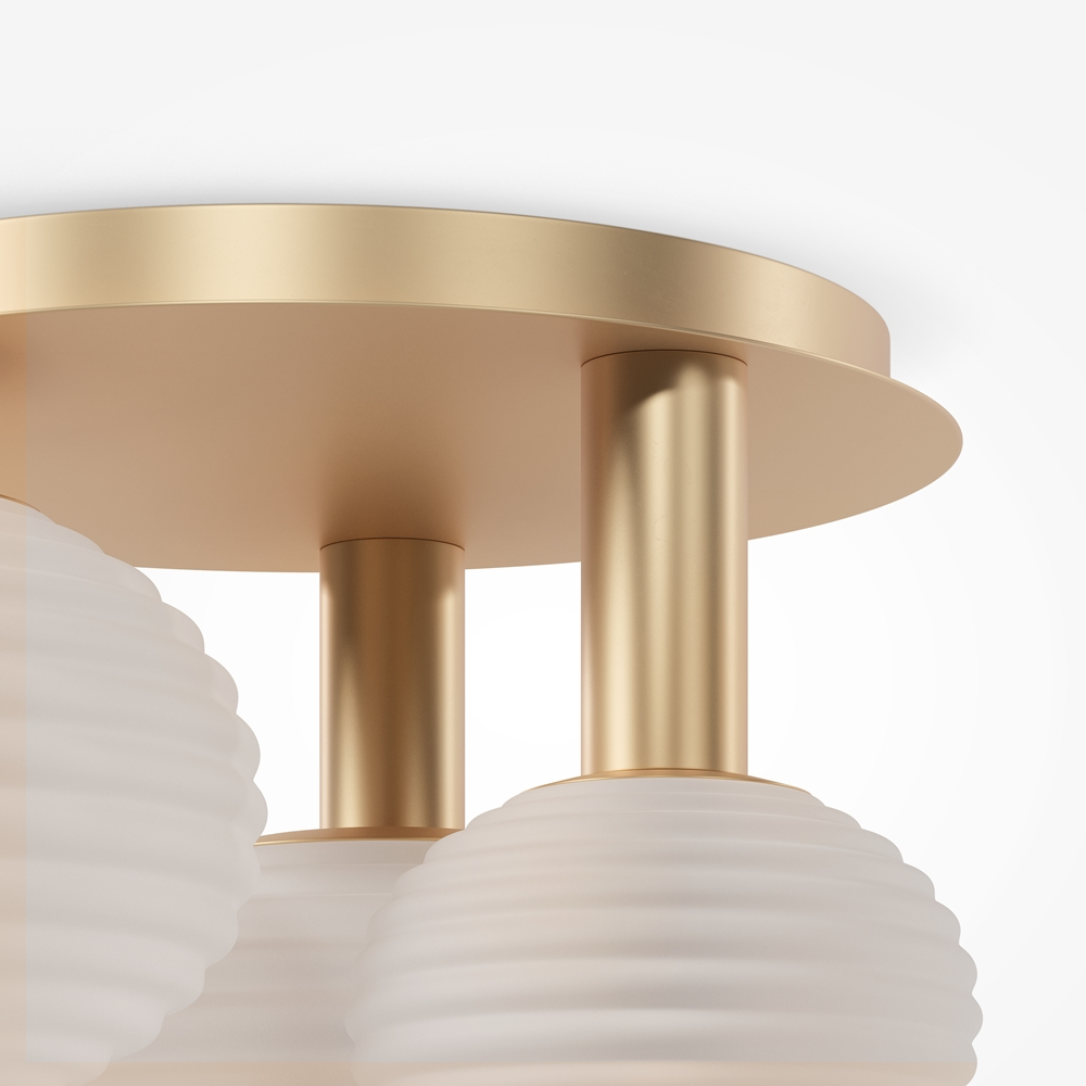 Ceiling lamp MOD268CL-03G - plafoniera Reels PL3 gold [3]