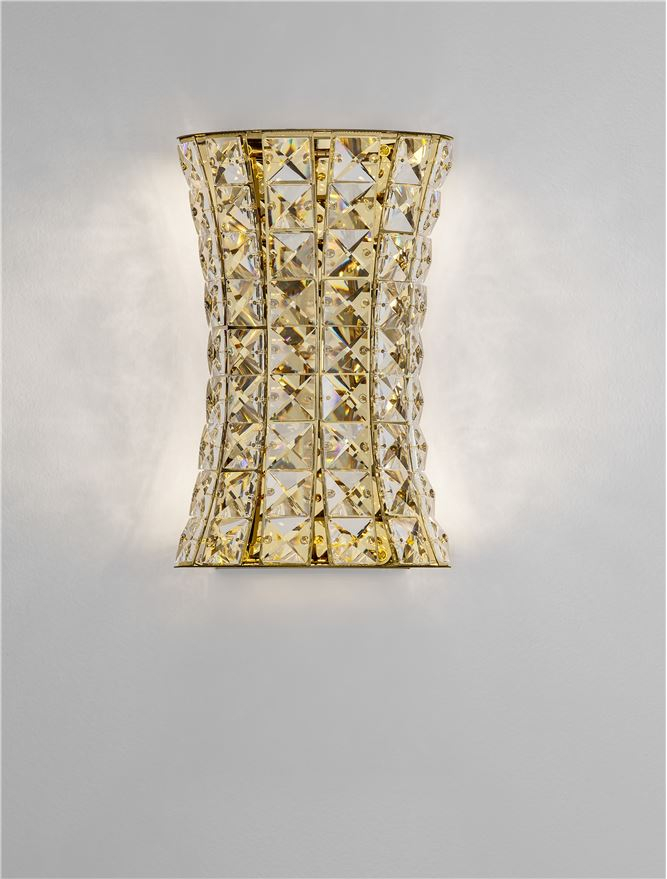 CELYSIA AP II GOLD - aplica cristal - moderna [3]