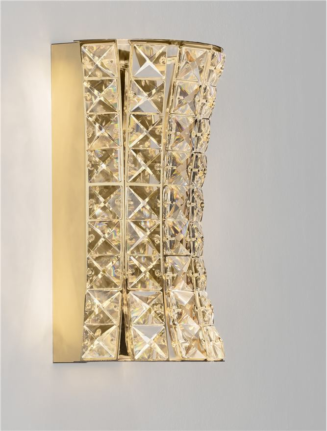 CELYSIA AP II GOLD - aplica cristal - moderna [5]