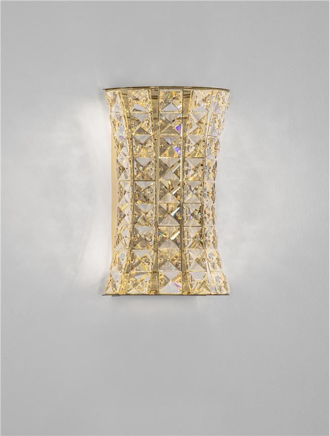 CELYSIA AP II GOLD - aplica cristal - moderna [4]