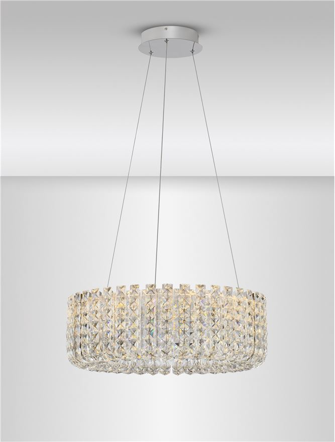 CELYSIA SP50 crom SLIM - suspensie cristal- moderna [3]