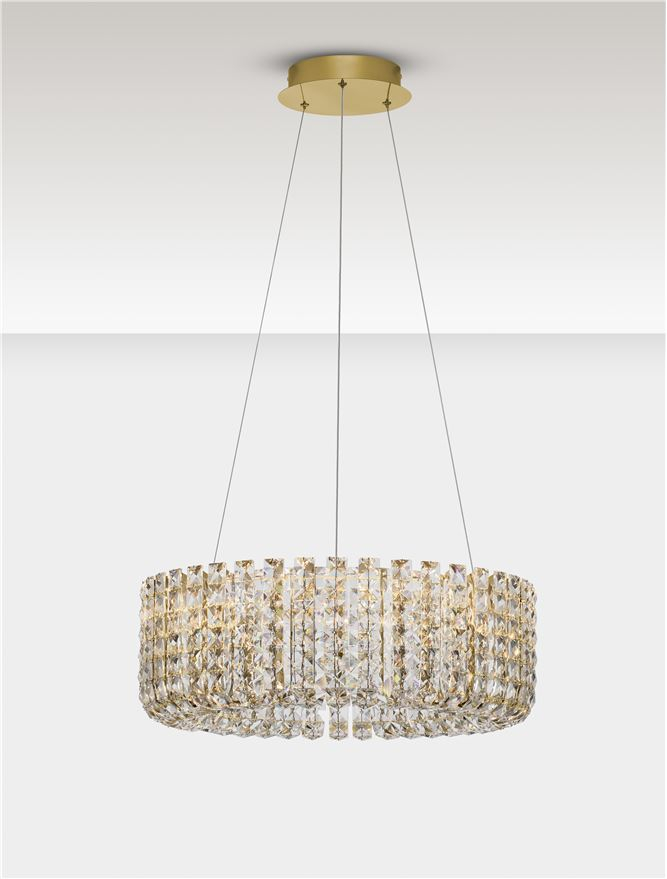 CELYSIA SP50 gold SLIM - suspensie cristal- moderna [1]