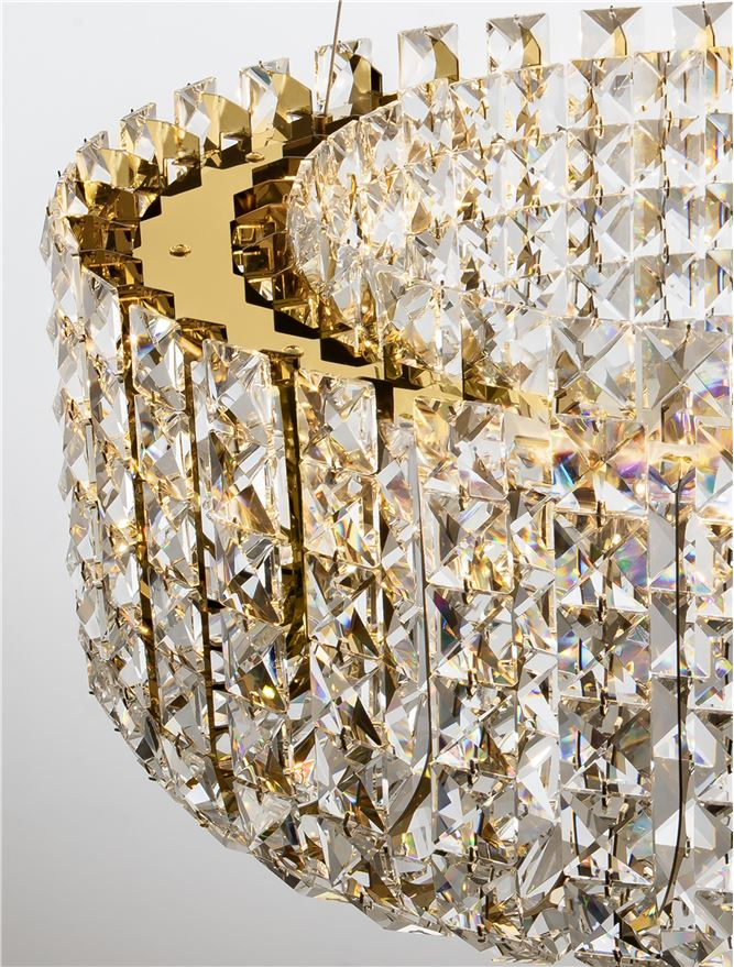 CELYSIA SP50 gold SLIM - suspensie cristal- moderna [4]