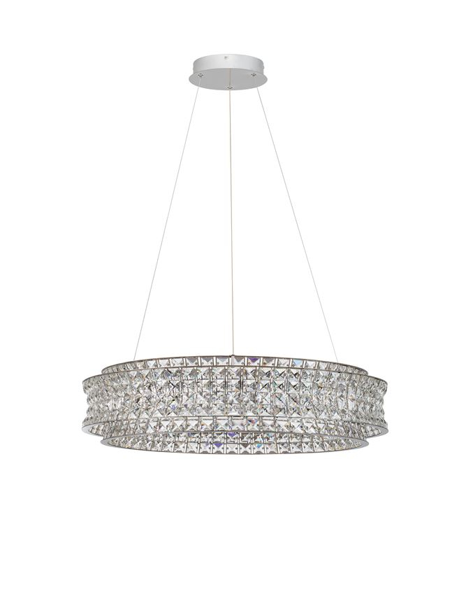 CELYSIA SP80 slim crom - Suspensie cristal - moderna [1]
