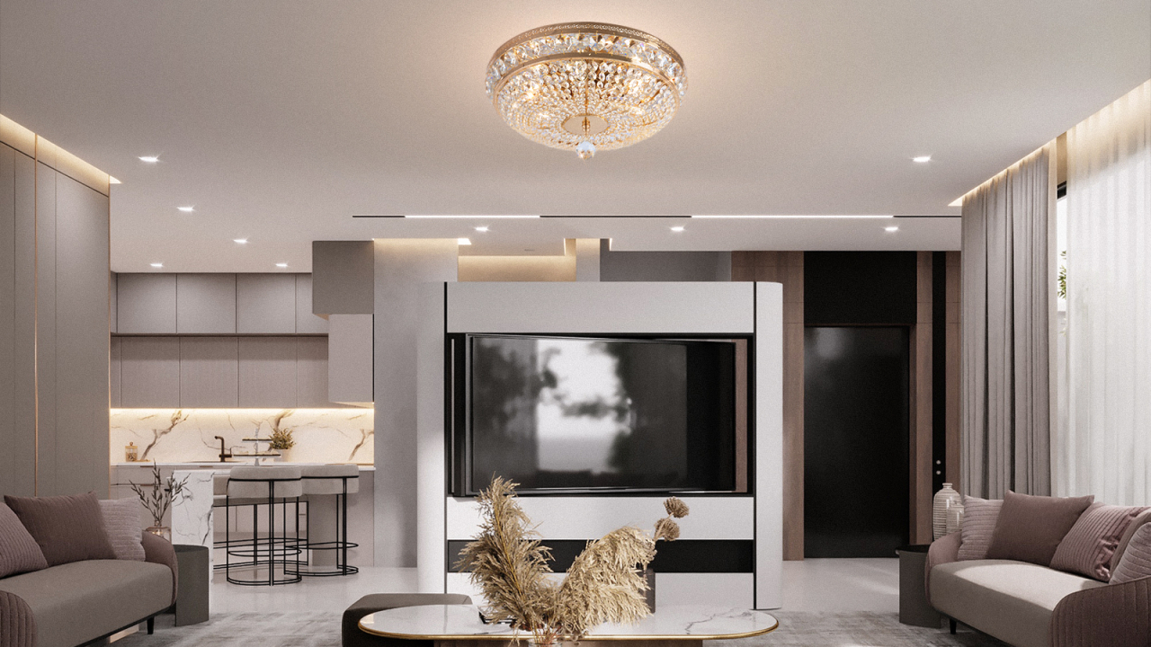 Chandelier DIA700-CL-03-G - Chandelier Ottilia diam 32 cm [3]