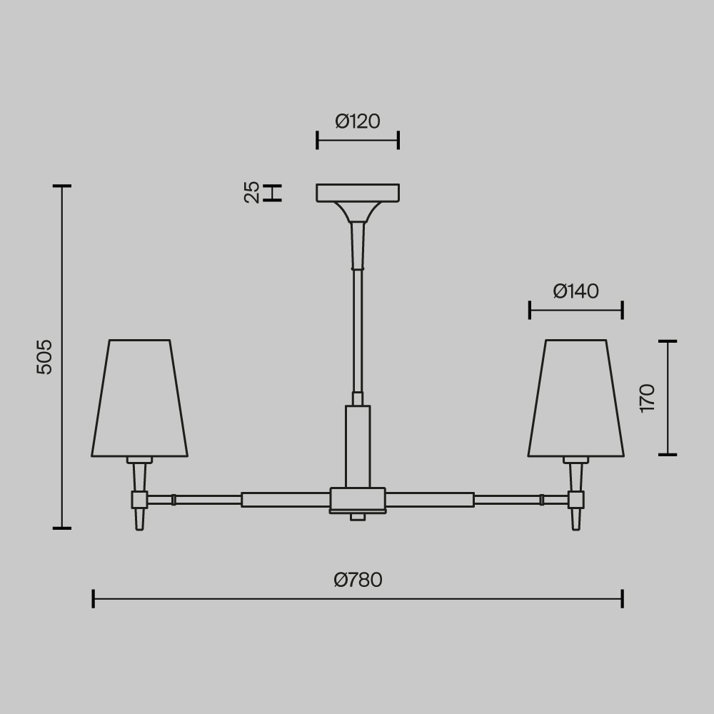 CANDELABRU CLASIC ZARAGOZA CU 5 BECURI H001CL-05BS - MAYTONI [4]