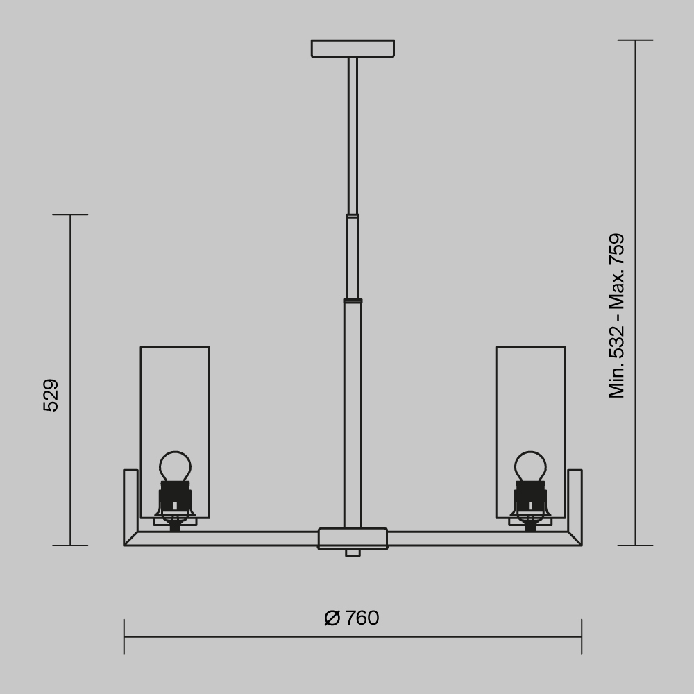 CANDELABRU FORTANO SP8 - MOD089PL-08BS [9]