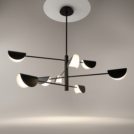 Chandelier Mollis MOD126PL-08B  - corpuri de iluminat moderne [8]