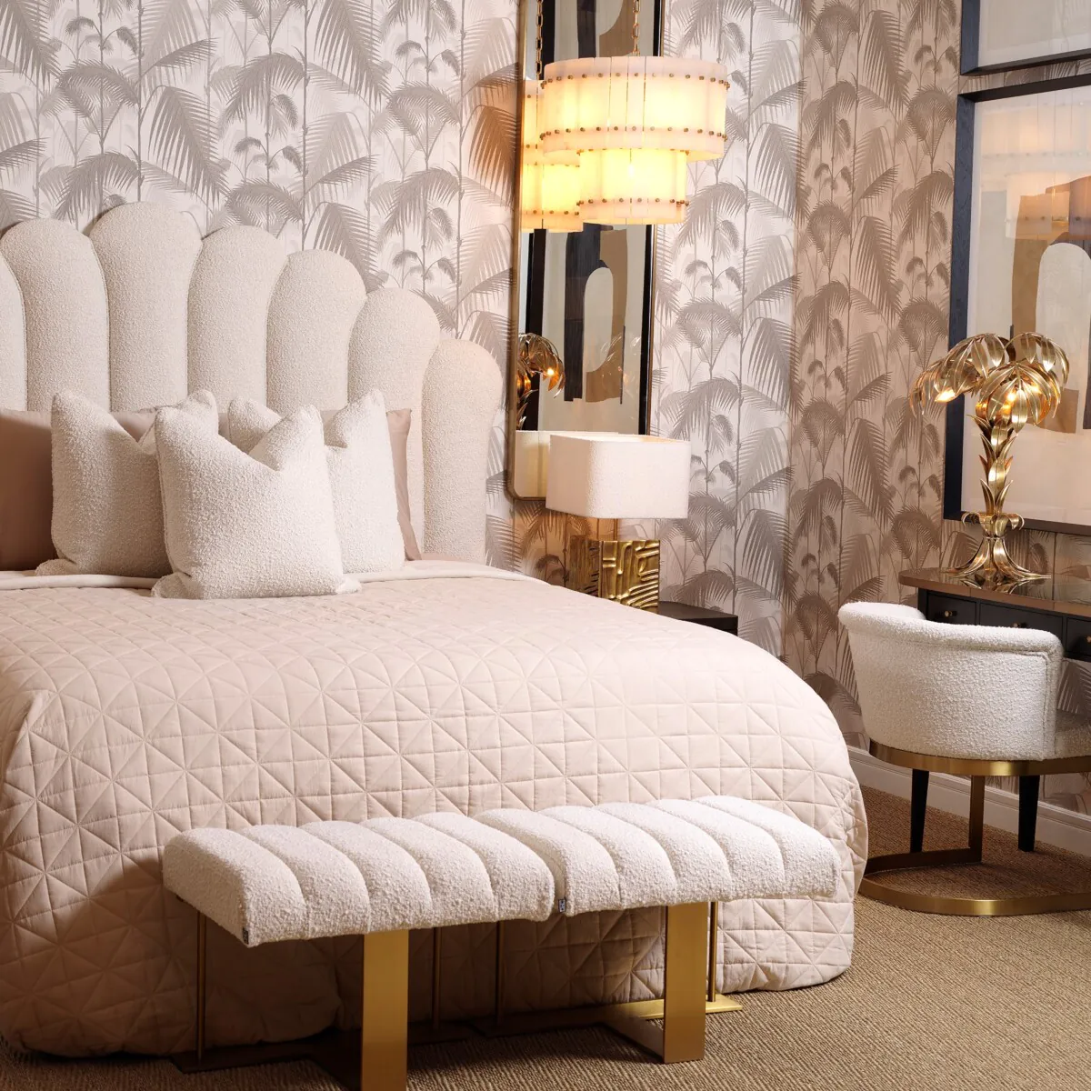 Chandelier Ruby S Antique brass finish | alabaster [2]