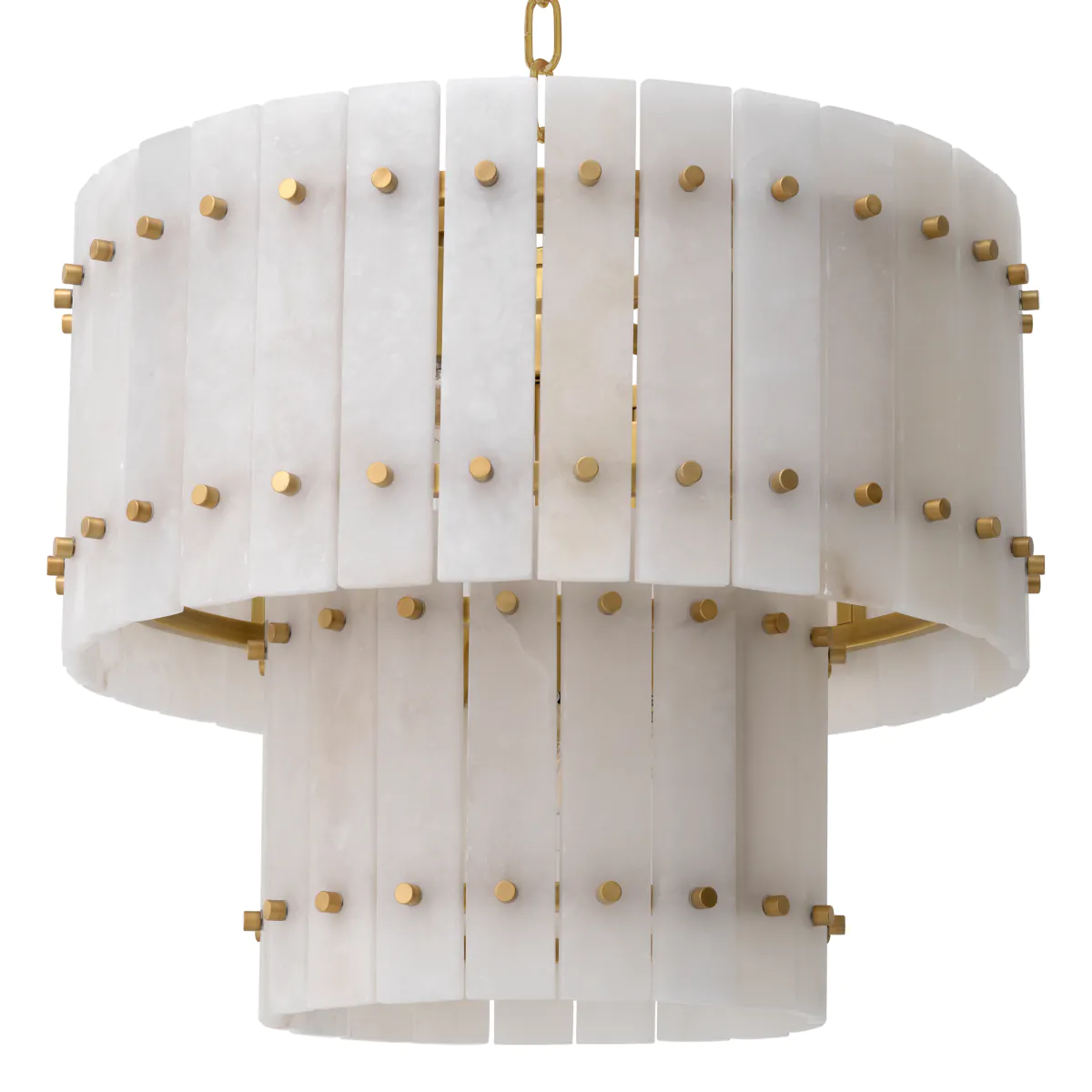 Chandelier Ruby S Antique brass finish | alabaster [3]