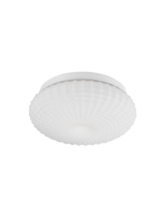 CLAM plafoniera - 9738256 - White Glass White Metal [2]