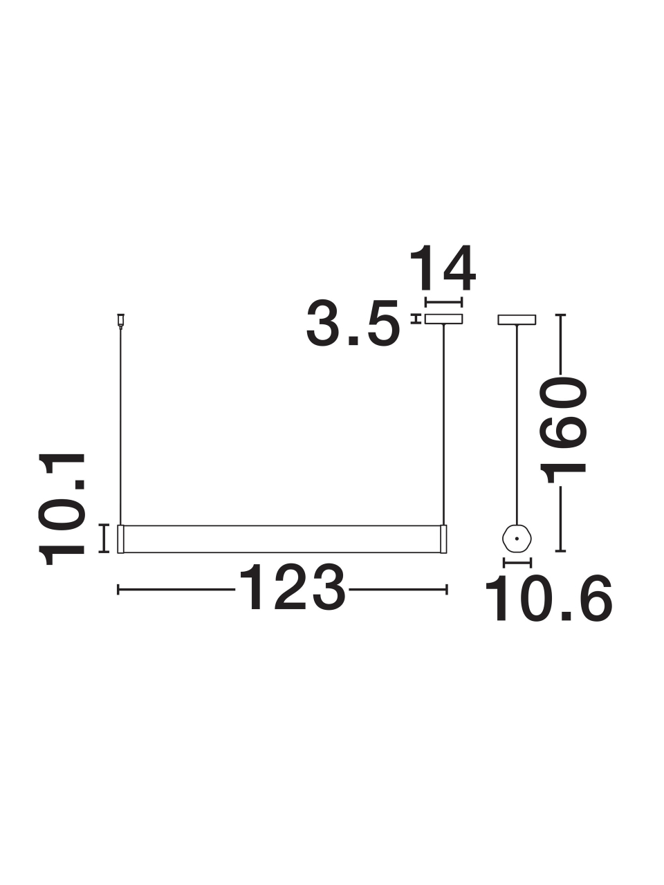 CODY 1 black - suspensie moderna LINE [8]