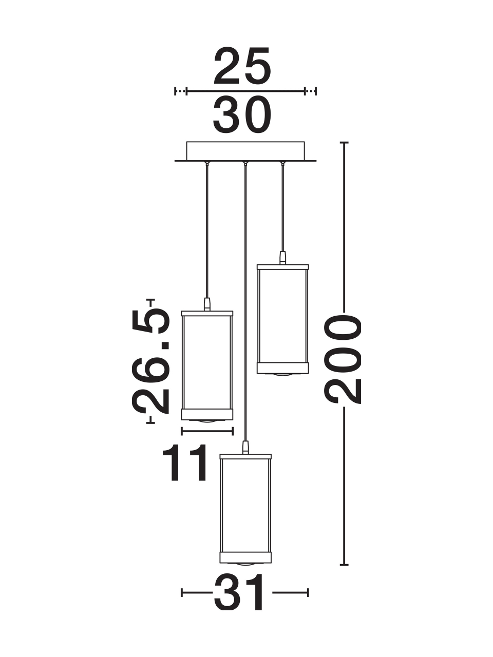 CODY 1 black - suspensie moderna LED SP3 [7]