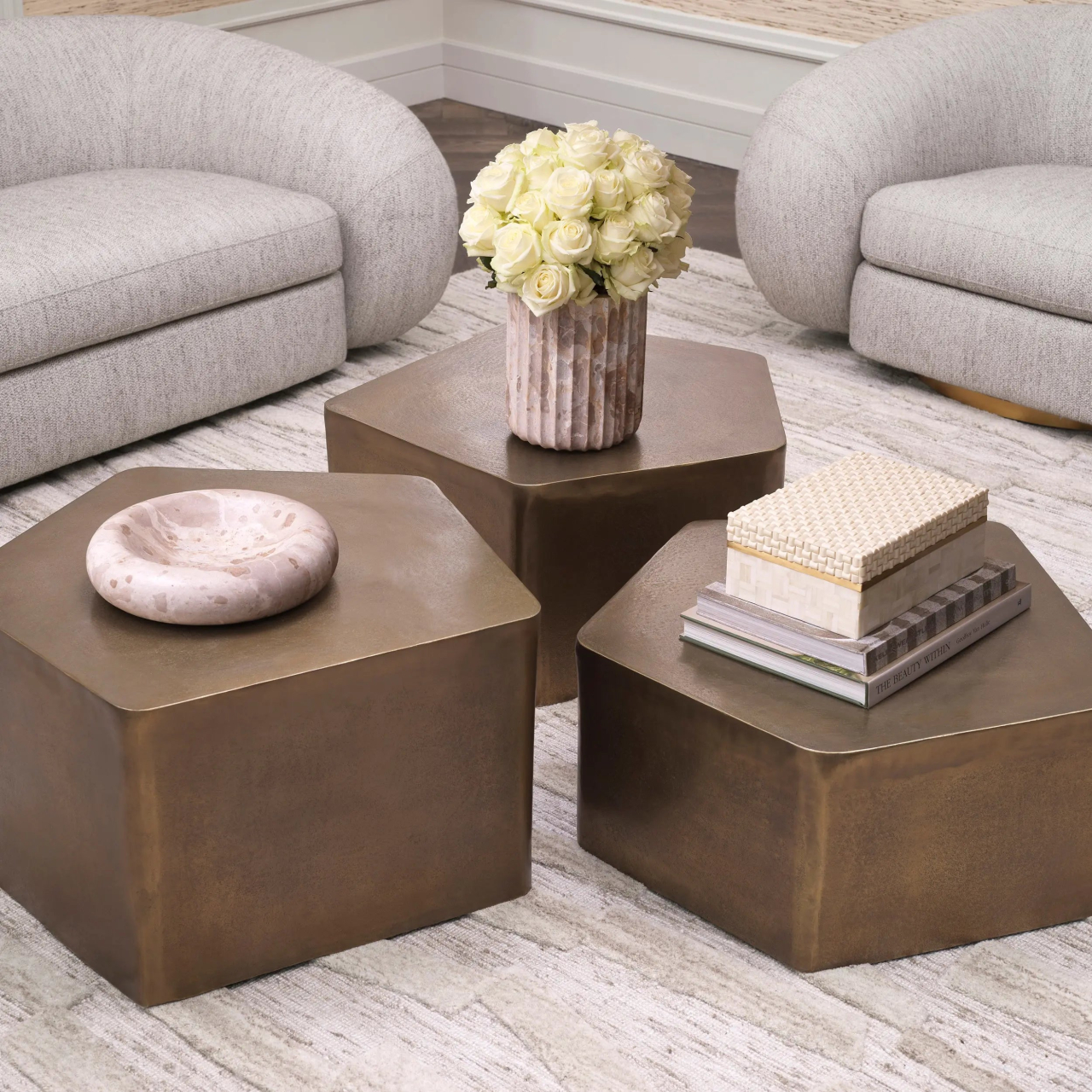 Coffee Table Veenazza set of 3 | Eichholtz | Furniture [2]