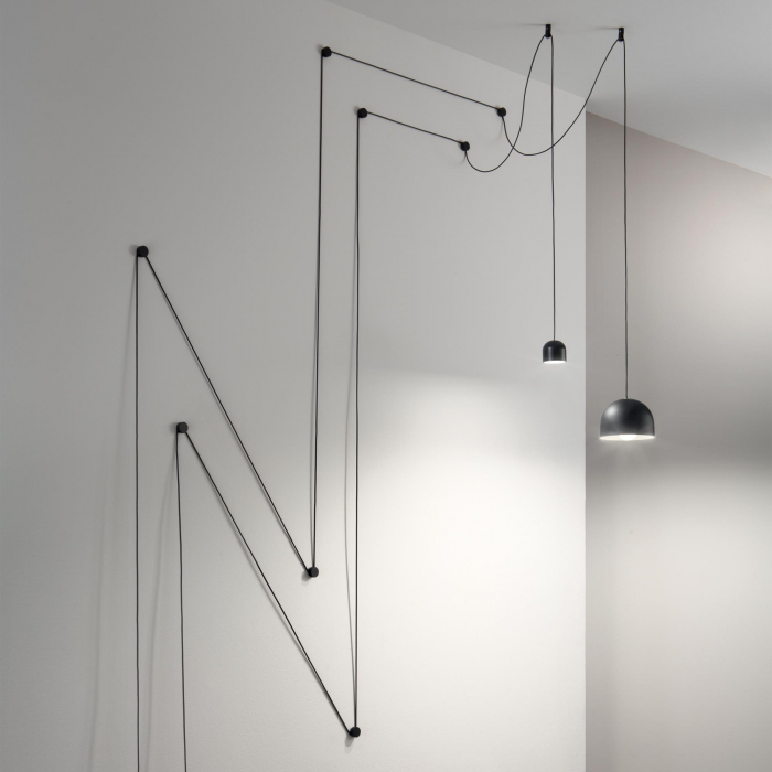 SUSPENSIE MODERNA TALL SP1 BIG NERO - IDEAL-LUX [2]