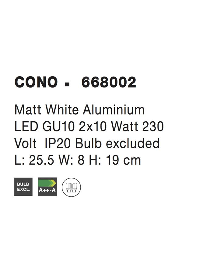 CONO aplica AP2 - 668002 - White Aluminium [4]