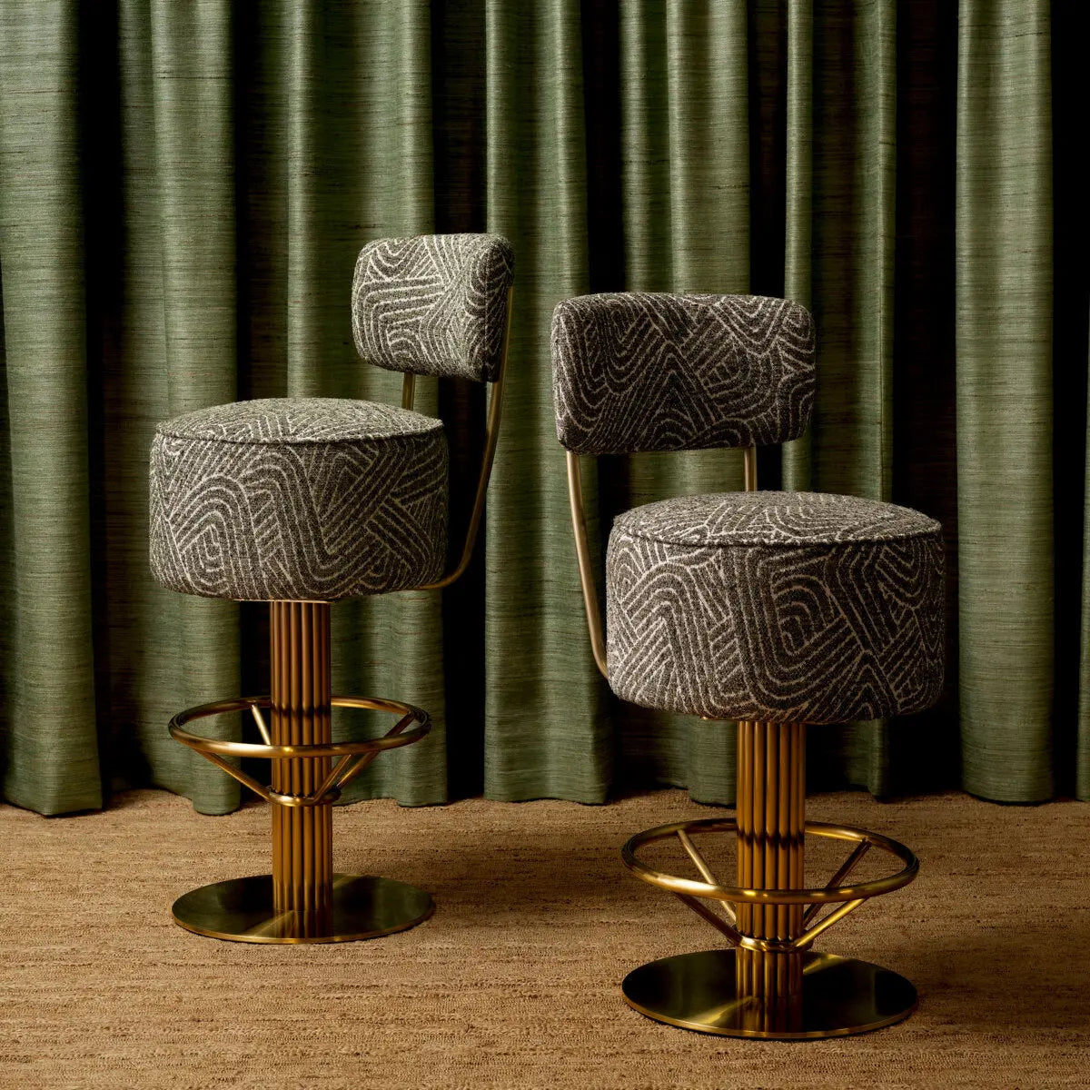 Counter Stool Carleton with back | Eichholtz | Furniture [2]