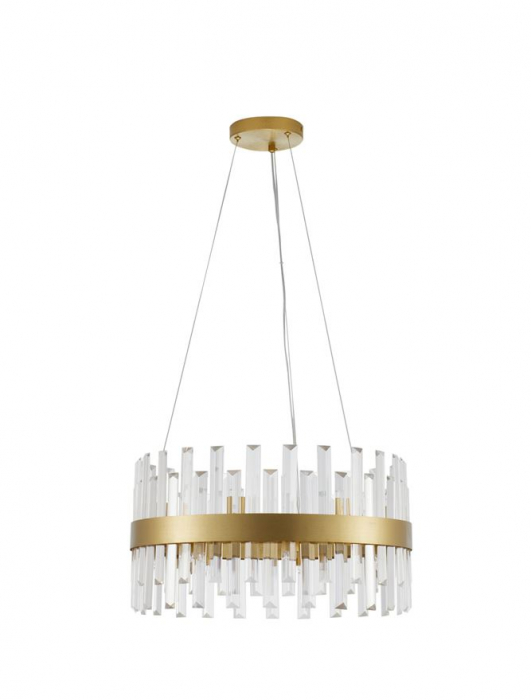 CROWN Suspension LAMP, 7L.,  diam 55 - GOLDEN - Nova Luce [2]
