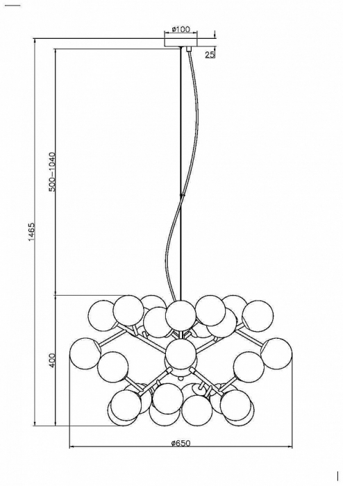 Suspensie moderna DALLAS 24B - MAYTONI [3]