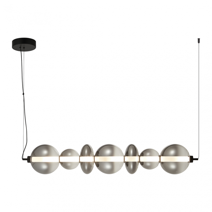 DAPHNE Crom (Fume) 40W LED - suspensie moderna - ML0348 [1]