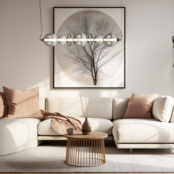 DAPHNE Crom (Fume) 40W LED - suspensie moderna - ML0348 [3]