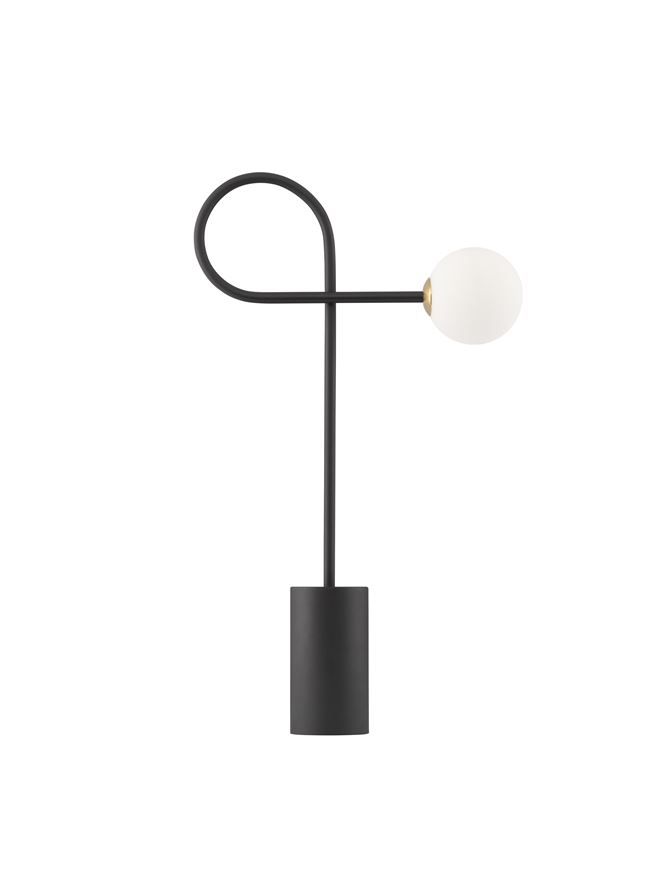 DEDALO veioza - 9010223 - Sandy Black Aluminium & Opal Glass [2]