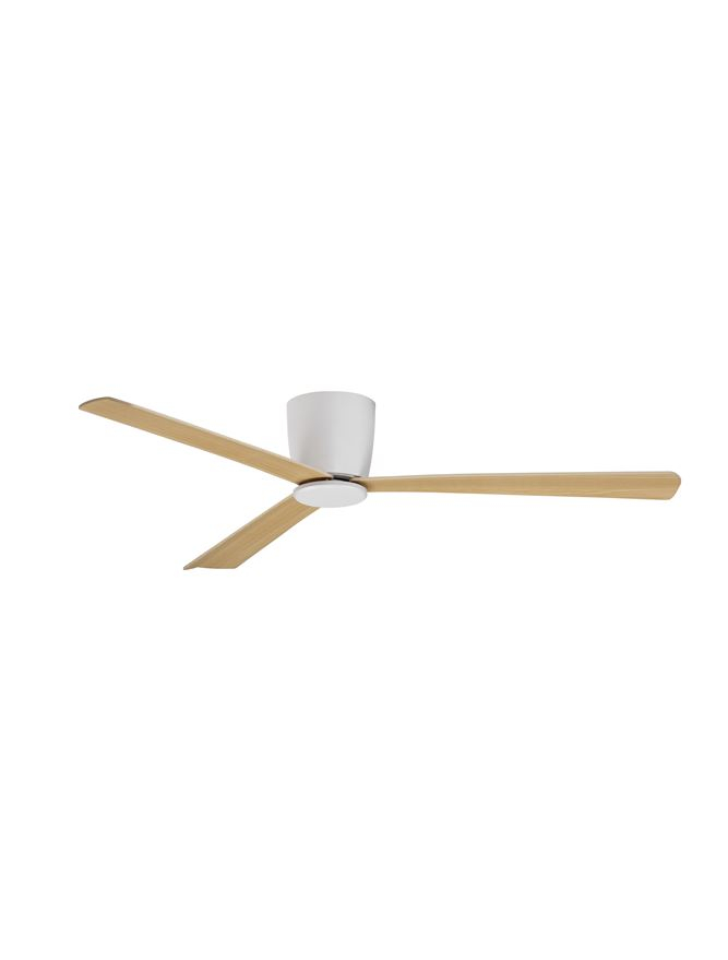DELL plafoniera - 9952335 - Aluminium Wood & Matt White 3ABS Wood Blades [3]
