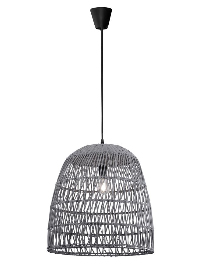 DESTIN suspensie SP1 - 9586671 - Gray Rattan Black Fabric Wire & Base [5]