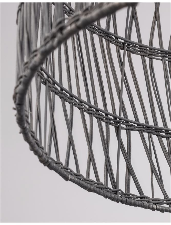 DESTIN suspensie SP1 - 9586671 - Gray Rattan Black Fabric Wire & Base [8]