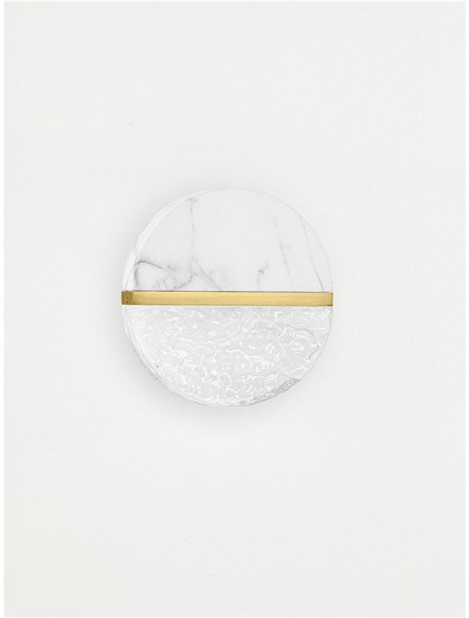 DORIN AP White Marble, Brass Gold Metal [3]