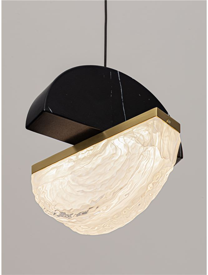 DORIN SP1 Black Marble, Brass Gold Metal [5]