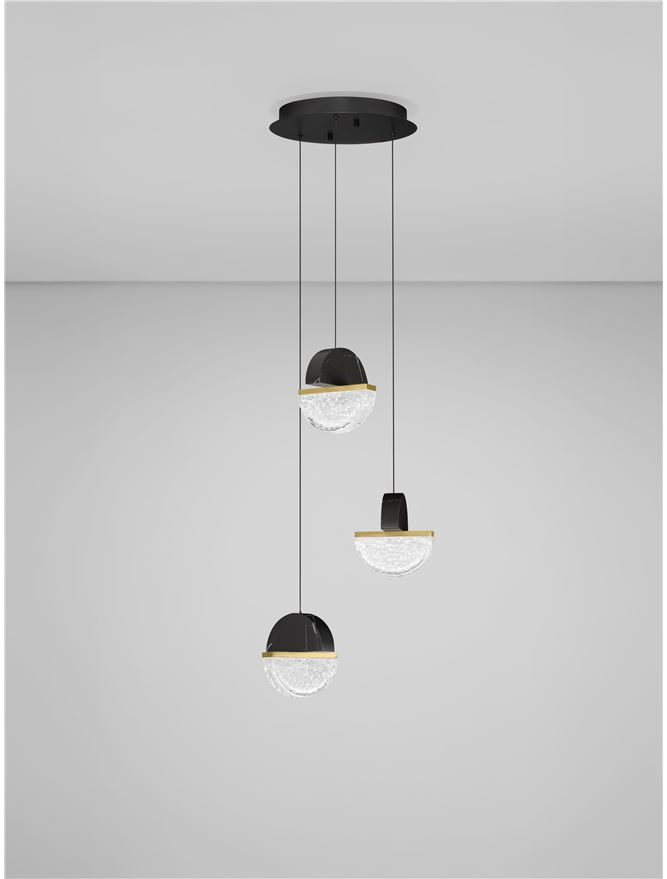 DORIN SP3 Black Marble, Brass Gold Metal [3]