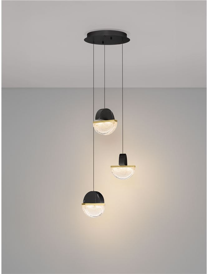 DORIN SP3 Black Marble, Brass Gold Metal [4]