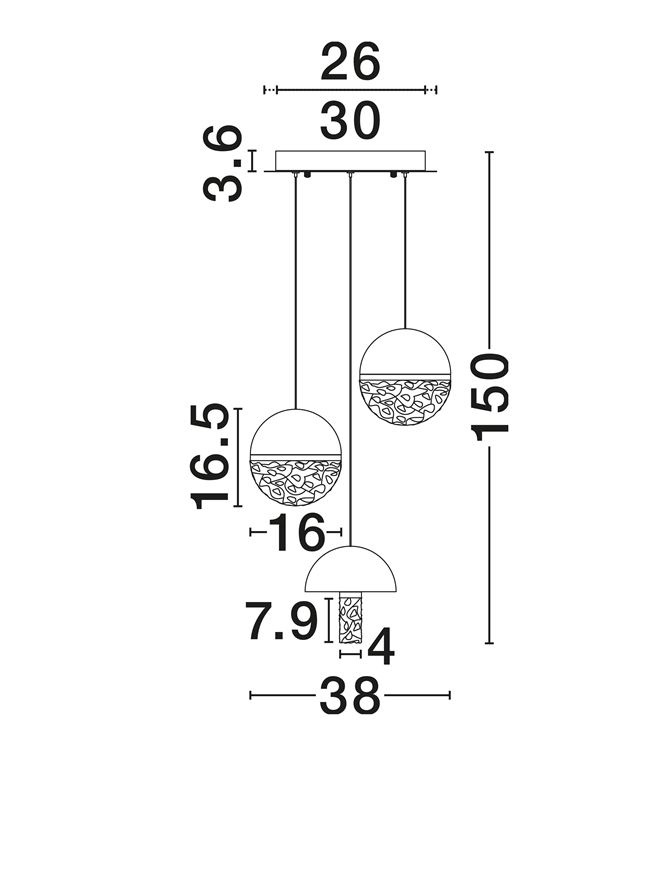 DORIN suspensie LED Triac 9214173 [7]