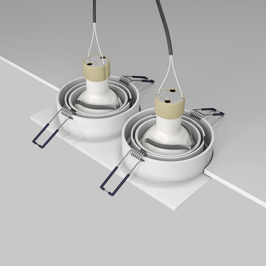 Downlight DL024-2-02W - Recessed luminaire Atom [2]