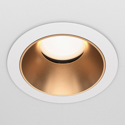 Downlight DL053-01WMG - spot incastrat Share Alb+mat gold [2]