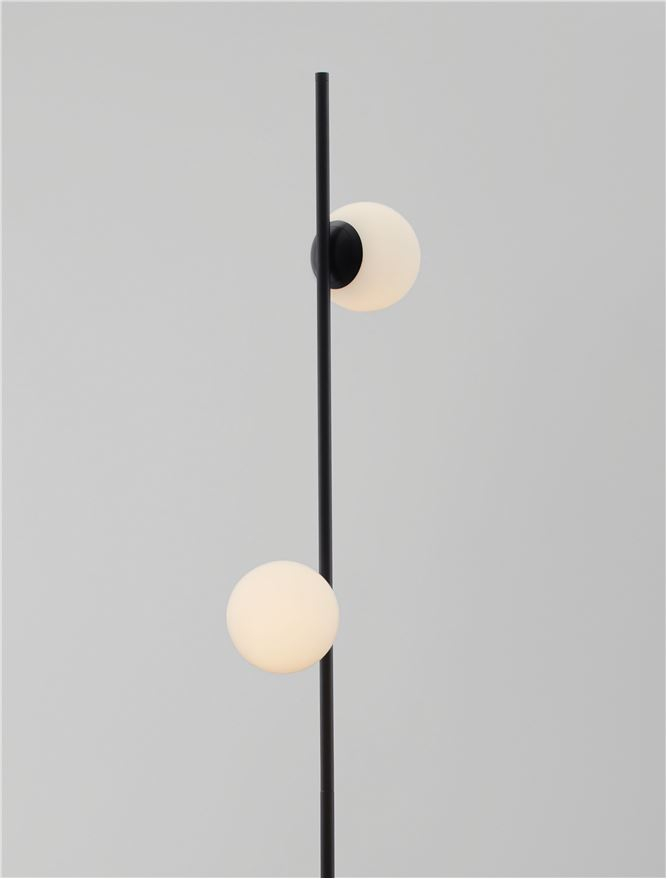 EDEM lampadar - 9061437 - Sandy Black Aluminium & Opal Glass [4]