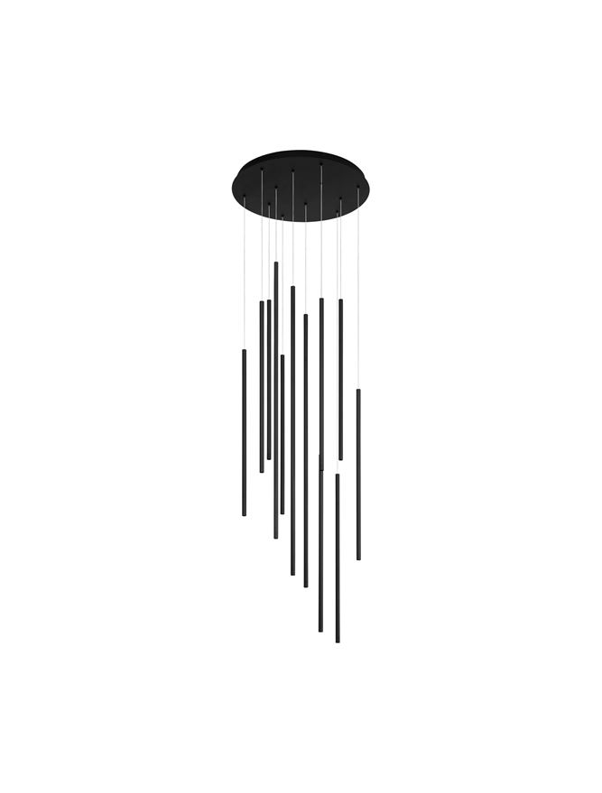 Elettra SP 60W - black - suspensie moderna LED [1]