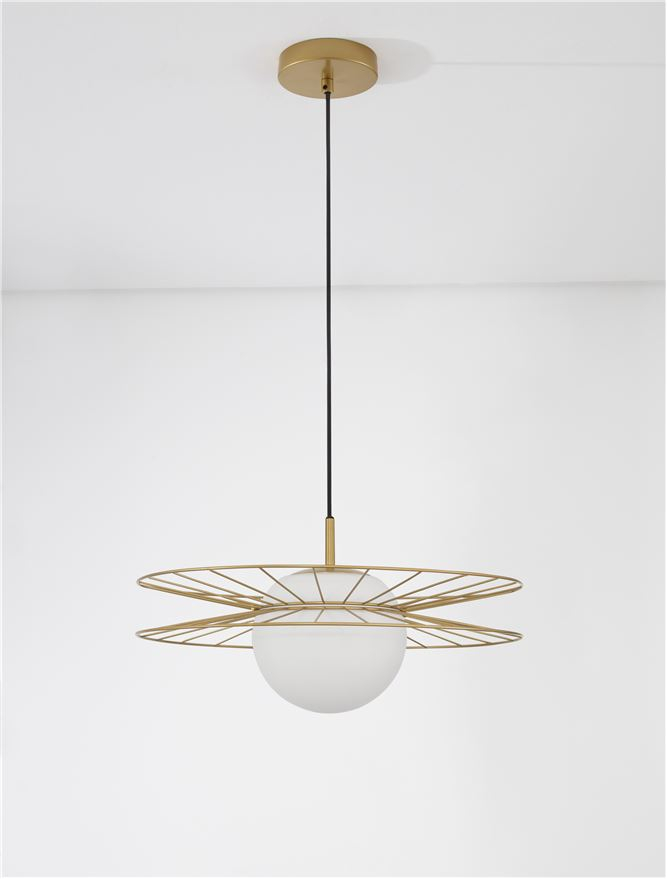 ELLERY suspensie SP1 - 9043303 - Gold Metal & Opal Glass [3]