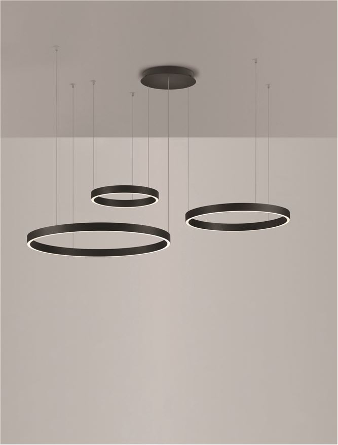 ELOWEN -Suspensie SP 40-60-80 Sandy Black Aluminium & Silicone [4]