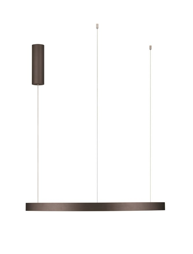 ELOWEN -Suspensie SP 80 Brushed Brown Coffee Aluminium & Silicone - Triac Dimmable light up & down [3]