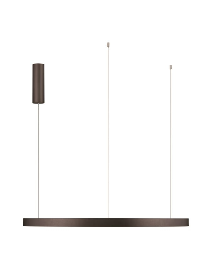 ELOWEN -Suspensie SP 100 Brushed Brown Coffee Aluminium & Silicone - Triac Dimmable light up & down [3]