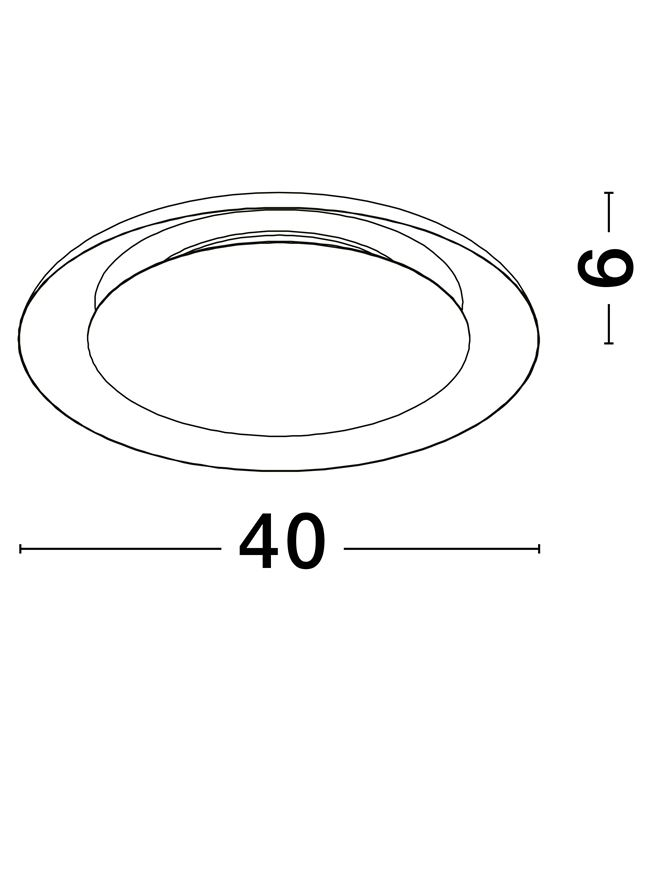 EPOS PLAFONIEA PL40 - Triac Dimmable Sandy Black & White Metal & Polycarbonate [6]