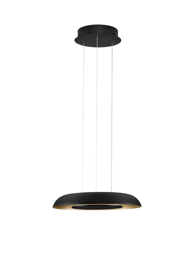 EPOS SUSPENSIE SP40 - Triac Dimmable Sandy Black & Brushed Gold Aluminium & Acrylic [2]