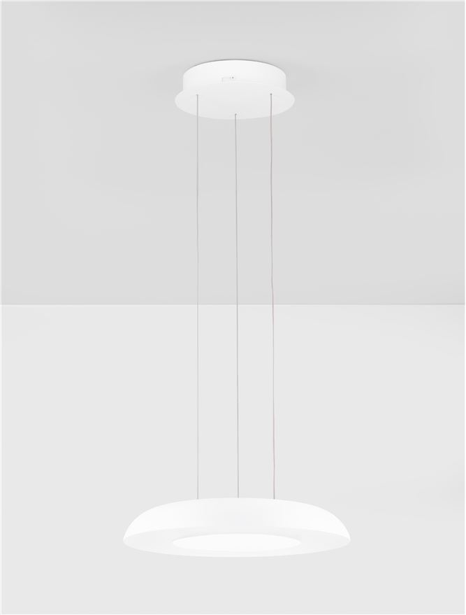 EPOS SUSPENSIE SP40 - Triac Dimmable Sandy White Metal & Polycarbonate [3]